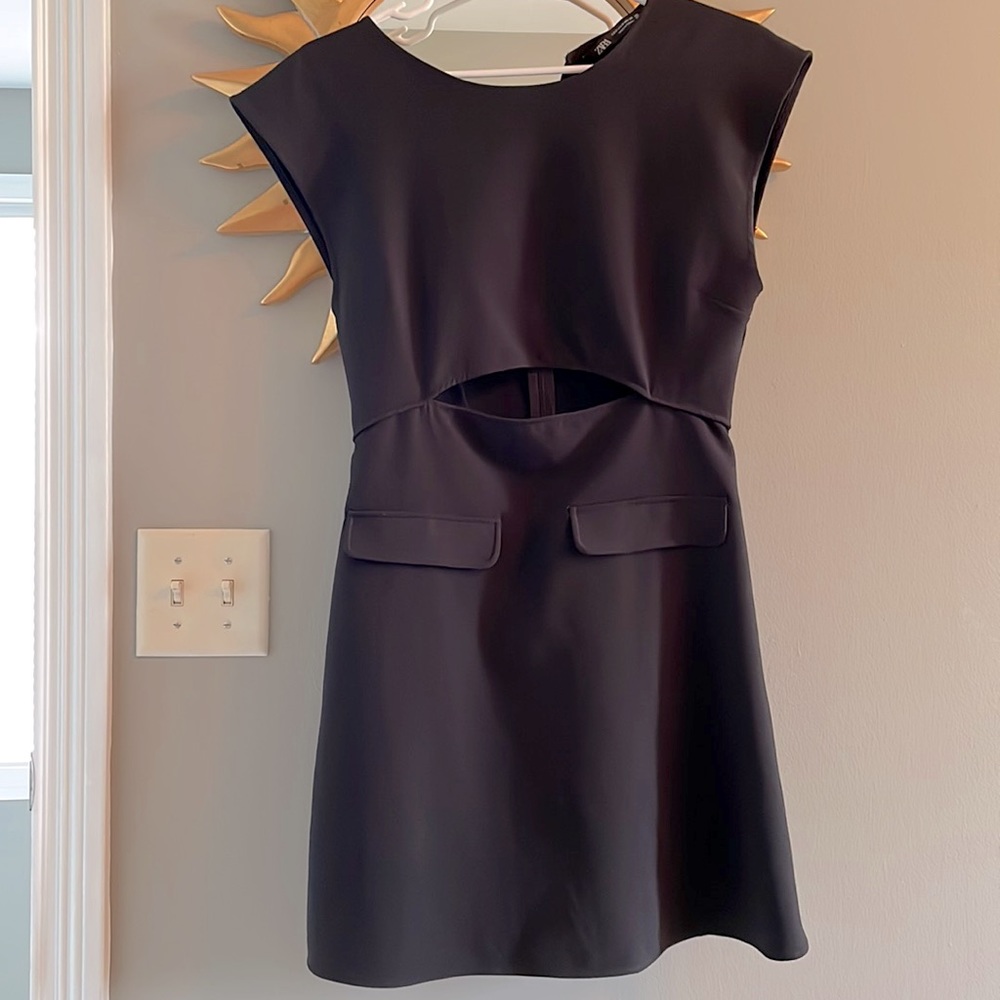 Zara Cut-Out Mini Dress